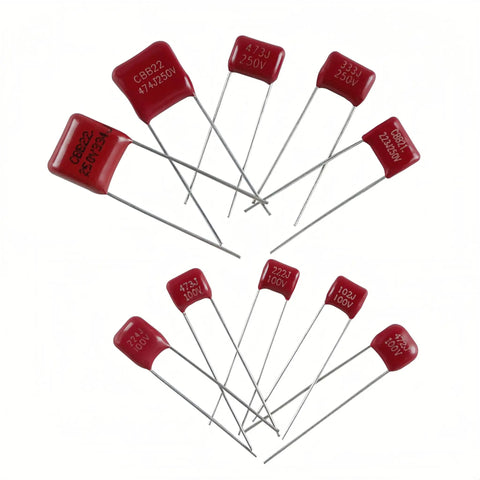 Makers Market Essentials Delivering Three Hundred Drop Dead Reliable Cbb22 Capacitor Build Packs with various voltage ratings.
