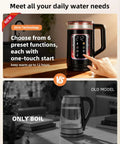 Electric Tea Kettle With Temperature Control And Glass Body For Tea And Coffee Daily Driver Smart Water Boiler Auto Shut Off