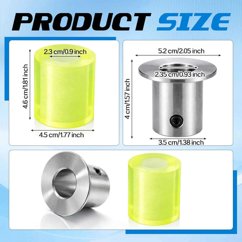 Product dimensions for Pro Grade Bead Roller Tipping Die Set With Polyurethane Wheel For Sheet Metal Forming CR12 Steel Dies