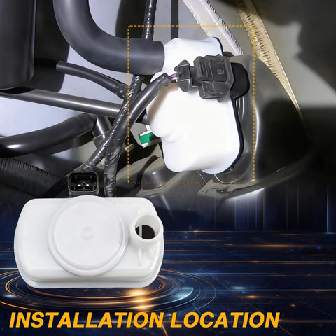 Image of Evaporative Emissions System Integrity Module Leak Detection Pump For Fuel Vapor Leak Detection Replacement 4861959AA installed.