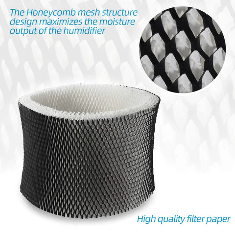 2 Pack Humidifier Filter Replacement Set For Sunbeam And Honeywell Units That Knocks Mineral Buildup From Hard Water Stops White Dust