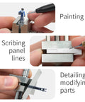 Mini Precision Vise For Hobby And Model Making, Stainless Steel Bench Clamp Hand Tool Built To Last, The Real Workhorse For Precise, Clean Detail Work In Your Shop, holding model parts for painting