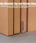 180 Degree Swing Fold Door Hardware With Full Open Flush Mount Design That Saves Serious Floor Space and Delivers Roomy Clearance for Big Furniture and Wheelchairs Featuring Dead Smooth Heavy Duty Hinges for Zero Drama Renovation Upgrades - Side-mounted hinge detail.