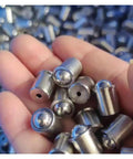 Hardcore 304 Stainless Steel Spring Ball Plunger Solid Grip Positioning D6 X L7 in hand, showcasing ten pack features.