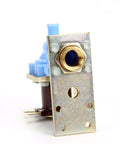 Water Valve 12-2548-01 OEM Replacement Part for Commercial Ice Machines and Makers, front view with metal and blue components