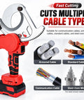 Get Your Grit On With This Badass 21V Brushless Cordless Combo Kit Featuring A Killer Ratcheting Cable Cutter And Angle Grinder. Alloy Steel Blades Rip Through 100Mm Armored Copper And Aluminum Cables In No Time For Professionals. Cable cutter with alloy steel blade for armored, standard, communication cables and steel-core wire.