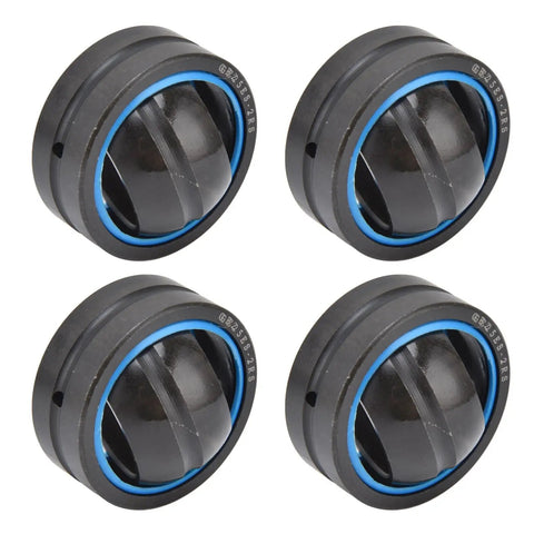 Precision Cut GE25ES-2RS Spherical Bearings 30mm Bore, set of four, designed for heavy machinery use.
