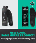 Packaging and product view of Custom Moldable Arch Support Inserts For All Day Comfy Wear with new design options.