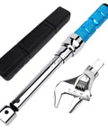 Adjustable Torque Wrench 5 To 30 Nm With 30mm Open End And Click Stop Changeable Head For HVAC Mini Split And Refrigeration Systems