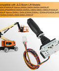 Heavy Duty Joystick Controller Replacement For JLG Boom Lifts Part 1001118418 with wiring, designed for smooth operator performance.