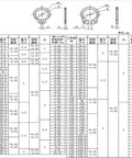 Technical diagram and specifications of Heavy Duty External Circlip Set Workhorse 250 To 300 Pieces C Type Snap Ring Kit
