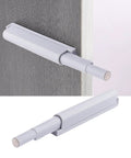 Pack Of 16 Soft Close Cabinet Door Dampers Nylon Quiet Drawer Damper Soft Close Retrofits on cabinet door edge in gray