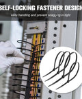 Self Locking Nylon Cable Ties 1000 Pack With Assorted 4 Inch 6 Inch 8 Inch 10 Inch 12 Inch Sizes used for wire management