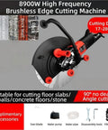 Professional Grade Heavy Hitter Electric Concrete Cutter Saw Featuring Dual High Impact Blades And Integrated Water Pump for various materials cutting.