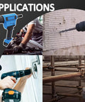 Cordless Brushless Rivet Gun With 20V Battery, Quick One Touch Stainless Steel Fastening Tool, used in automotive and construction.