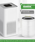 TPAP001 Replacement Filter For Your Comfy Air C2 Purifier shown with air purifier, highlighting compatibility and exclusions.