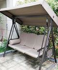 Replacement Canopy For Outdoor Swing Seat 2 To 3 Seater Patio Chair Waterproof All Weather Sun Shield Top Cover in garden