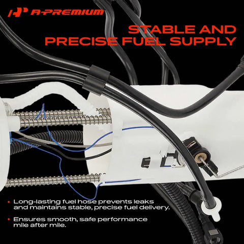 Close-up of Reliable Electric Fuel Pump Module Assembly With Pressure Sensor For Chevy Lumina Monte Carlo 1997 To 1999 3.1L V6.