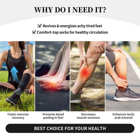 High Performance Unisex Athletic Compression Socks Featuring Graded Ankle Support Breathable Moisture Wicking Fabric Black White Piano Plate Grid Design shown in action for exercise recovery.