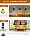 Pendant light installation guide for Ceiling Fan Light Covers 4 Pack Replacement Shades For Pendant Lights with lamp base types.