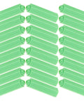 Green Plastic Drywall Anchor Kit with Self Tapping Screws for Gypsum Wallboard shown in a lined pattern