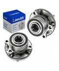 Heavy Duty Wheel Bearing Hub Assembly Front And Rear Set Direct Fit For Ford Explorer 2011 To 2019 And Police Interceptor, showcasing two assemblies.