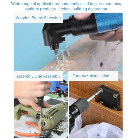 Professional Grade Right Angle Pneumatic Grinder With 9000 RPM Air Motor For Glass And Ceramic Cutting Alloy Steel Build compact air tool in use.