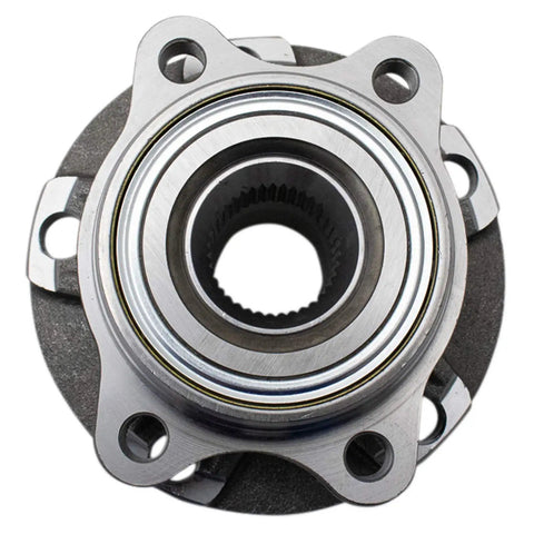 Front Left Or Right Wheel Bearing And Hub Assembly Fresh Oem Spec Swap Heavy Duty Steel Core, precision sealed design with central hub view.