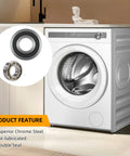 Front Load Washer Tub Bearings And Seal Kit With Large And Small Bearings Plus Tub Gasket to ensure pre-lubricated operation.