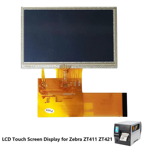 Smooth Touch Display Upgrade With Crisp LCD Panel And Responsive Digitizer Overlay For Industrial Label Printers And Barcode Scanners, ZT411 ZT421