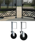 High Performance Spring Loaded Gate Casters Crafted With Weather Resistant Rubber Wheels and Smooth Action Suspension for Reliable Heavy Gate Movement