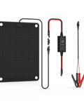Keep Your Rig Humming With This 10W Solar Battery Charger Maintainer Using An MPPT Controller For 12V 24V Trailers Powering Gel AGM Lead Acid And Lifepo4 Batteries Straight Up Reliable With Zero Sweat Charging Fully Waterproof Day One, featuring a 10W solar panel with accessories.