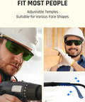 Top Tier Ipl Laser Safety Glasses With Straight Up Eye Protection For Hair Removal Procedures Blocking 200 To 2000 Nm Waves Premium Reliable Adjustments Five Pack on workers.