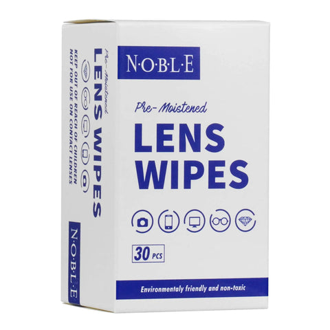 Pre Moistened Lens Wipes Individually Wrapped For Grab And Go Cleaning Of Glasses Phones Camera Lenses Screens 30 Wipes box