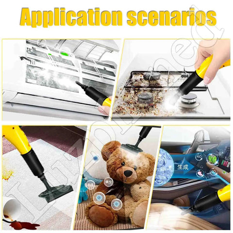 PtaTritious High Pressure Steam Cleaner 3000W Handheld Portable Steam Washer With 3.5L Water Tank for cleaning surfaces, toys, and car interiors.