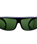 Top Shelf Od7 Plus Laser Protective Glasses With Rugged Black Housings Offering Straight Up Lens Shielding For Serious Shop Operators And DIY Crews Who Demand Relentless Performance Daily, showing front view.
