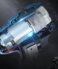 Close-up of brushless motor in Heavy Duty Cordless Drill Set With Sleek Brushless Motor And Knockout 21V Power Delivers 30 Nm Torque.