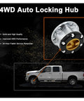 Straight Up Reliable Mechanical Locking Hubs That Drop Right Into Your Suzuki Rig With Smooth Vibration Free Rotation And Tough As Nails Construction Built To Handle Rough Terrain Without Losing Time Or Throwing Fits On The Trail Today, showing a close-up of a 4WD auto locking hub.
