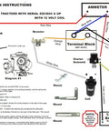 Installation instructions diagram for Premium Tough Heavy Duty Alternator Conversion Kit For Ford 8N Tractor Generator To Alternator Swap.