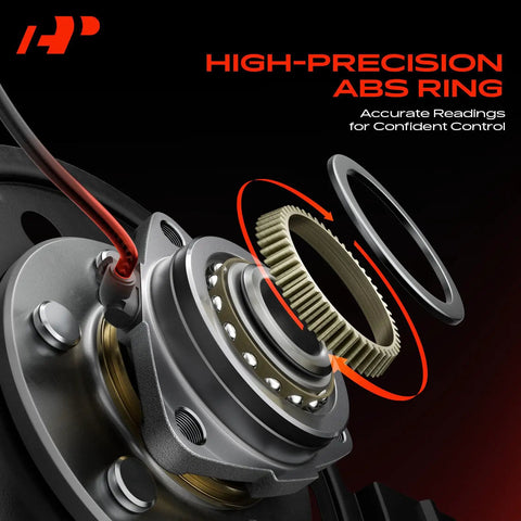 Close-up of high-precision ABS ring part for Built Tough Rear Wheel Bearing And Hub Assembly With Integrated Abs Sensors And Five Lug Bolts.