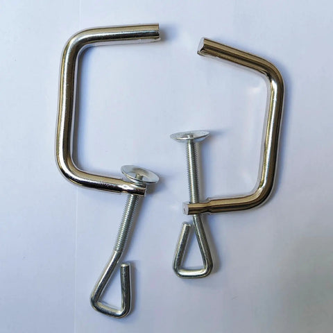 Two Pack Pasta Maker Clips Fixing Clips Replacement Handles Durable Stainless Steel Professional Clamp For Noodle Machine Repairing Parts And Tools Easy To Install Noodle Maker Accessory And Replacement Part, stainless steel clip set