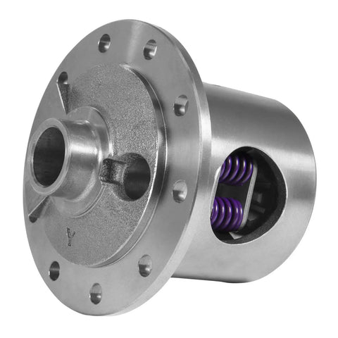 Rock Solid Limited Slip Differential For 34 Spline 8.8 Ford Axle With 3.31 Or Taller Ratios showing polished unit and internal springs.