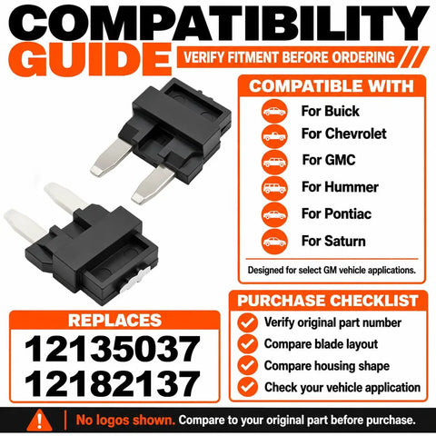 High Output Eight Pack Multi Function Diode Set Delivers Tight Voltage Regulation And Rock Solid Agm Support For General Motors Trucks Replaces 12182137, compatibility guide image with GM vehicle applications