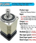 Kickass High Precision Planetary Gearbox Featuring Helical Gears And 3 Arcmin Backlash Fit For Nema 23 And 34 Servo Motors 3 To 100 Ratio, showing helical gear reducer design.