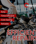 Get Your Universal Joint Replacement Fix Done Fast And Fit Perfect For Chevy Express 3500 Or Silverado 3500 Hd To Kill That Vibe And Get Smooth Driveline Performance Back For A Cool Ride. mechanic installing universal joint on driveline