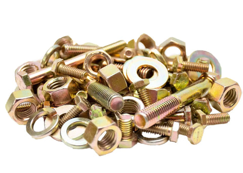 Grade 8 Bolt Bin Kit With Coarse Thread Fasteners Including Bolts Nuts Flat Washers And Lock Washers In One Quarter Inch Sizes