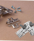 Soft Close Surface Mount Cabinet Hinges With Concealed Tip Out Tray Hardware 2 Pack Noiseless Damping Mechanism For Kitchen
