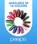 Peeps eyeglass lens cleaners ring in 16 colors; carbon microfiber tech.