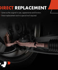 Chevy Corvette Front Outer Tie Rod End Replacement For Precision Steering And Fixing Uneven Tire Wear Fits Left Or Right Driver Or Passenger Side 1986 1996 direct replacement