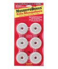 Organic Mosquito Dunk Larvicide Outdoor Pond And Bird Bath Bug Stopper, six biodegradable discs in packaging.